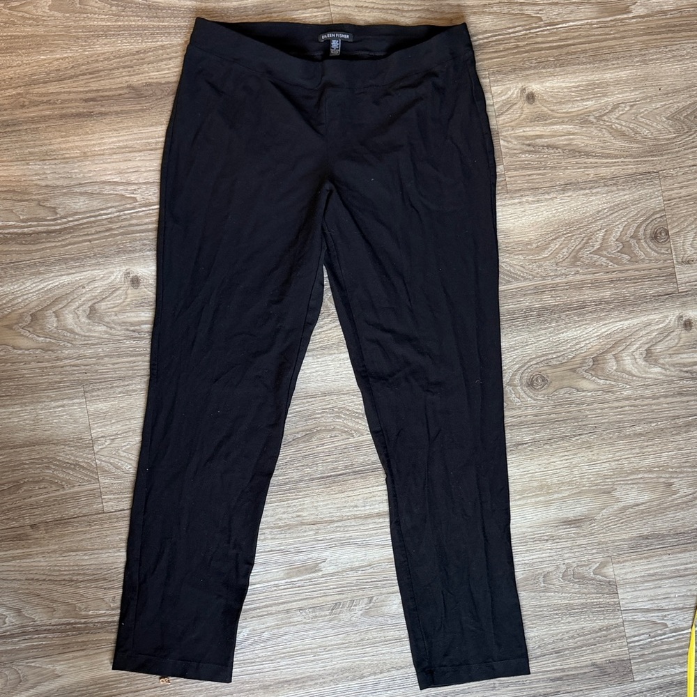 Eileen Fisher Women’s Black Straight Chinos Size: M